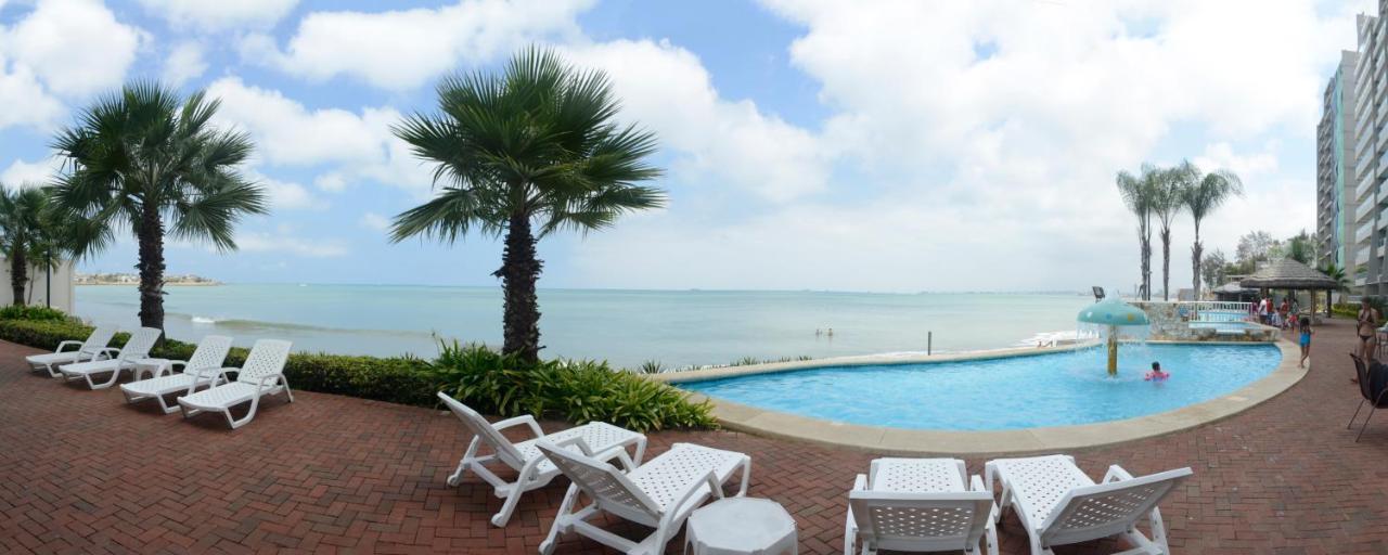 Lindo Departamento Al Pie De Playa Edificio Torre Oceanica Apartman Salinas Kültér fotó